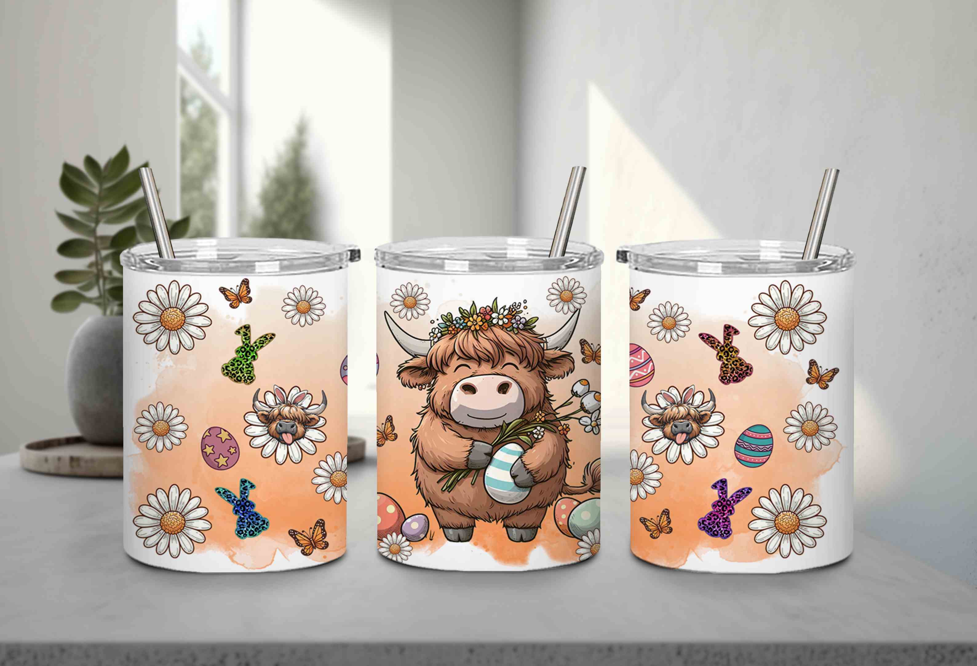 Highland Cow Easter-10387
